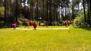 Веселая эстафета! Просто смех!!!