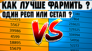 Как лучше ФАРМИТЬ в War Thunder. ОДИН РЕСП или СЕТАП?
