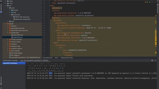 Deploy your Quarkus app to a kubernetes cluster in intellij-kubernetes - Part 2