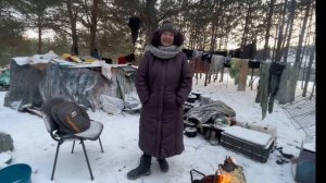 Люди свалки, день рождение Дениса, подарок Лены. Витя мусорщик