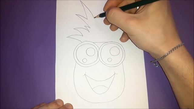 Как нарисовать милый АНАНАС? Легкие рисунки для детей смотреть онлайн