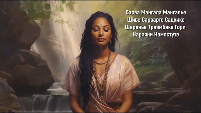 Мощная Мантра Исполнения Желаний на 2024 САРВЕ МАНГАЛАМ смотреть онлайн