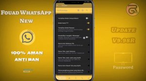 Fouad WhatsApp terbaru 2024 || WhatsApp mod terbaru 2024 || Fouad WhatsApp || Fouad V9.98