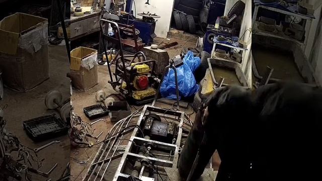 Разборка двухроторной затирочной машины Barikell