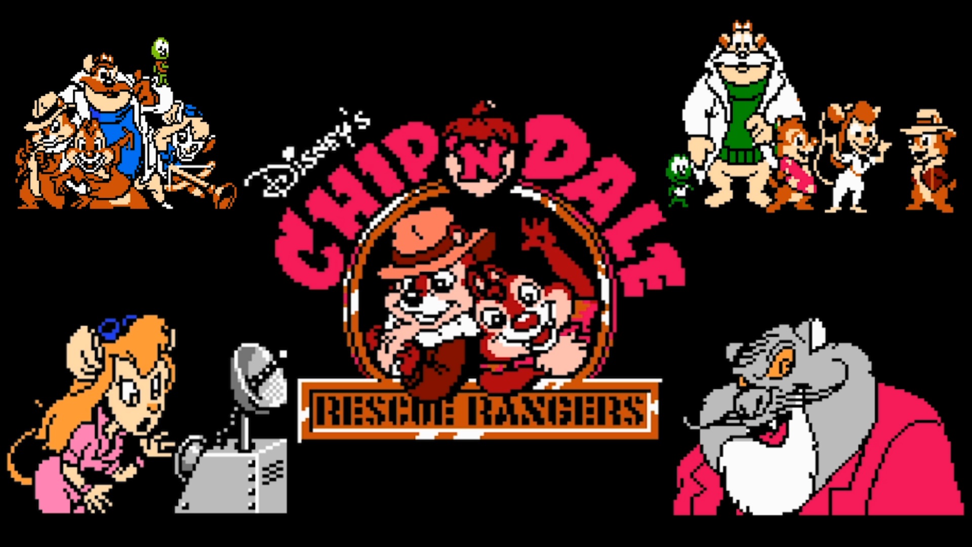 Прохождение Chip & Dale - (NES, Famicom, Dendy)