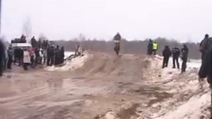Мотокросс в г. Дубна 18 марта 2012. Репортаж о гонке
