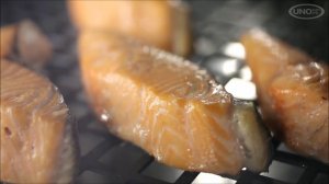 UNOX - How to grill salmon fillets with ChefTop™ +7 861 240 55 94