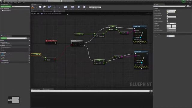 Unreal Engine - Контроль потока исполнения Branch