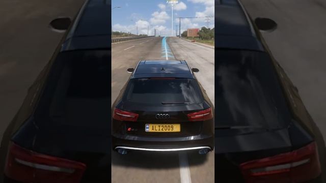 Audi rs6 300 kmh german autobahn crash |recreated in forza horizon 5| #viral #edit #crash #audirs6