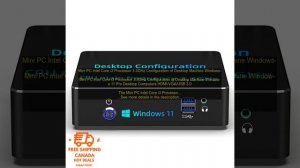 1005004845426699 Mini PC Intel Core i3 Processor 3 3GHz Configuration of Desktop Machin