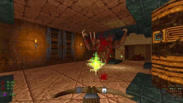 Longplay #30. Heretic. The 20 Heretics Challenge. M1-M16. GzDoom 4.7.1, 4/5 difficulty. смотреть онлайн