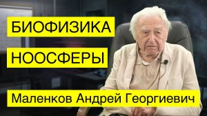 БИОФИЗИКА НООСФЕРЫ. Маленков Андрей Георгиевич.