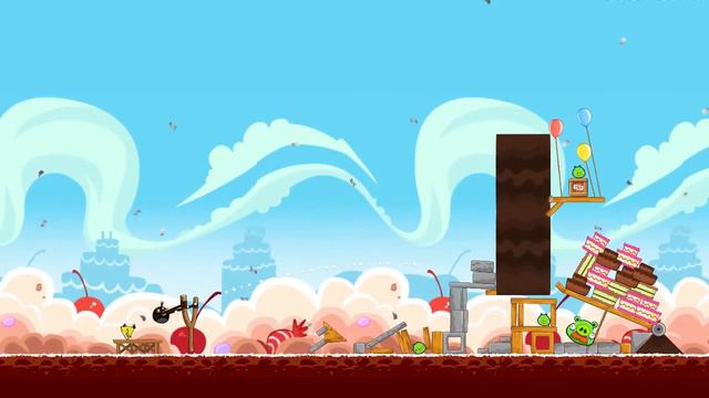 Angry Birds - Mac Game Golden Egg Walkthrough Level 18-6 Birdday Party смотреть онлайн