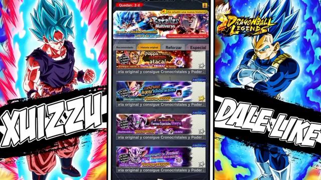 COMO OBTENER A GOKU , VEGETA Y OMEGA ULTRA FÁCIL EN DRAGON BALL LEGENDS смотреть онлайн