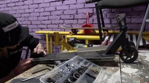 Кастом Дмитрия Купера замена деки для самоката.