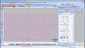 Wilcom: разбивка в татами.