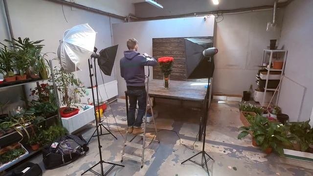 Предметная фотосъёмка цветов и букетов