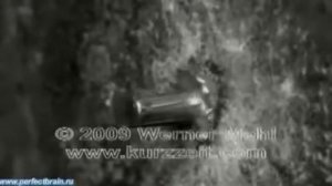 Попадание пули в брусок железа 10000 кадров в сек.