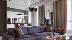 Интерьер квартиры. Современный Дизайн Интерьера.  Рум Тур. Дизайн квартиры от MOSSEBO