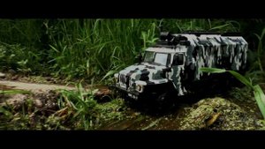 Покоряем Брод На Радиоуправляемом Грузовике Урал 4320 WPL B36 Metal Upgrade Off-Road