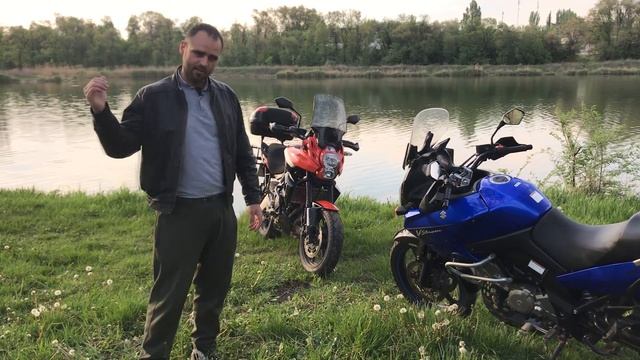 МОТОБАТЛ Suzuki VStrom 650 против Kawasaki Versys 650