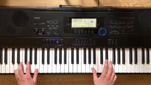 «История любви» на синтезаторе