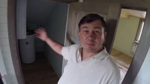 Установили котел на втором этаже и все работает