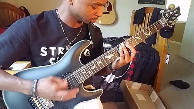 Schecter Damien Platinum 6 FR Unboxing смотреть онлайн