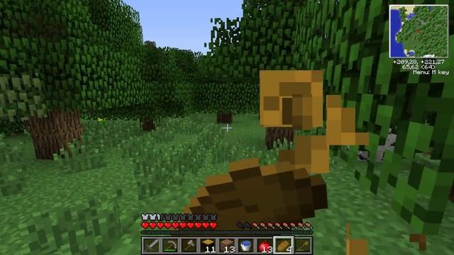 Прохождение Minecraft с кучей модов №1 (Строим дом) смотреть онлайн