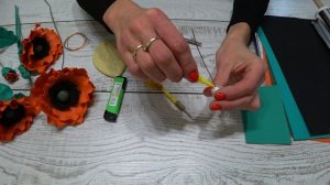 3Д картина из маков / 3d picture of poppies