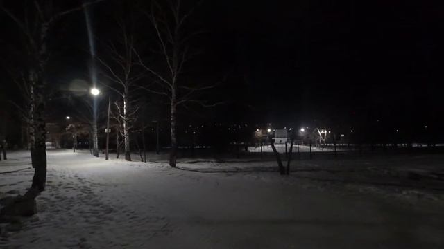 Вятские Поляны вечерний парк.