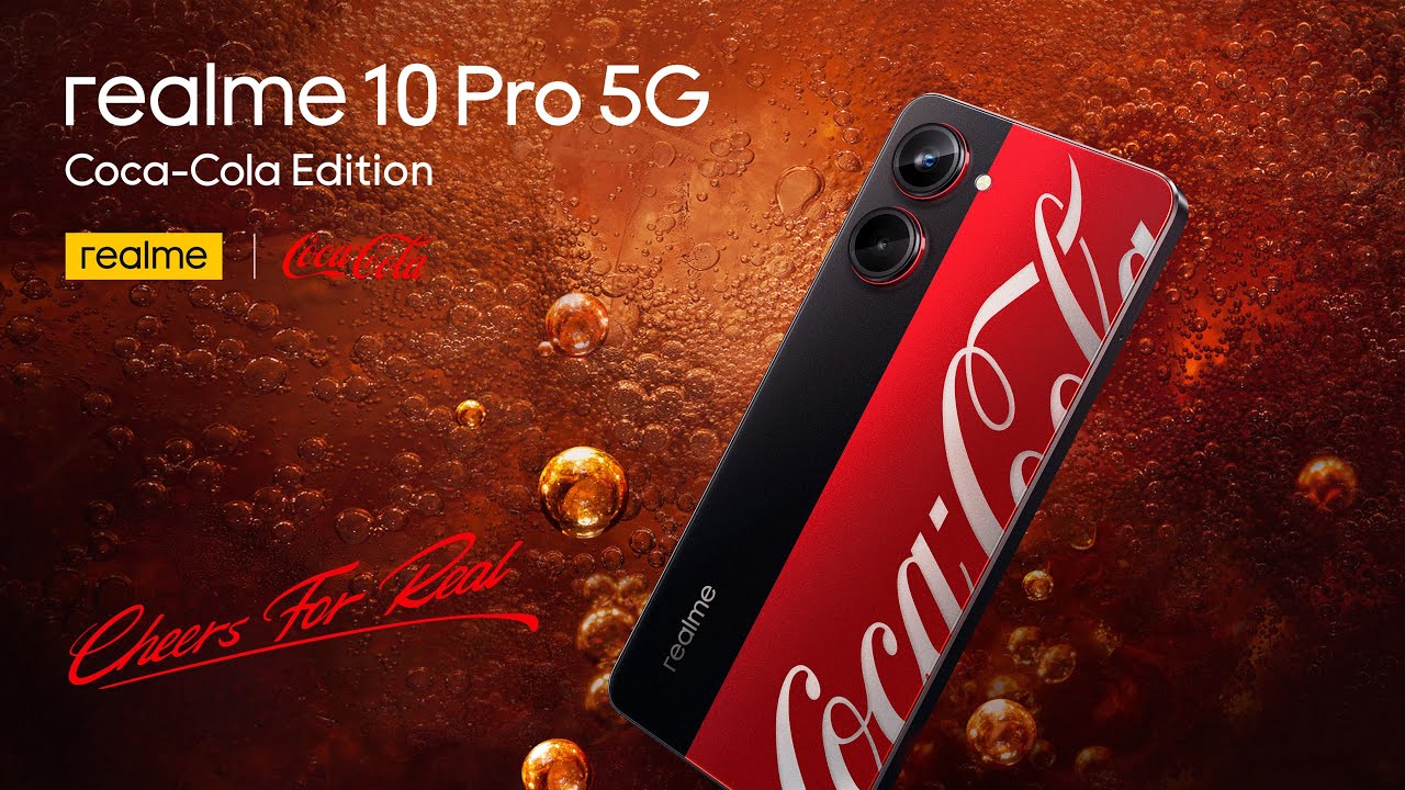 Совместное мероприятие Realme и Coca-Cola Edition 10 Pro 5G