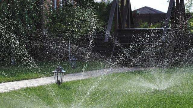 Дорожки в саду, система автополива, советы по ландшафтному дизайну смотреть онлайн