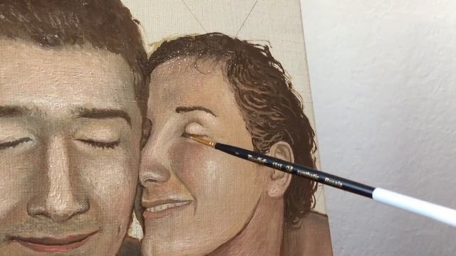 РОМАНТИЧНЫЙ ПОРТРЕТ МАСЛОМ??? #Художник_Вреж_Киракосян смотреть онлайн