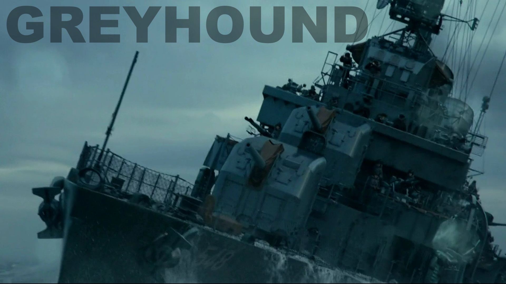 USS Keeling Грейхаунд защищает конвой в Битве за Атлантику
