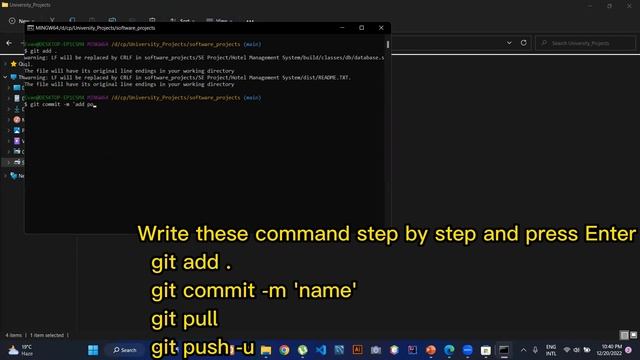 How to push files from Git Bash to GitHub