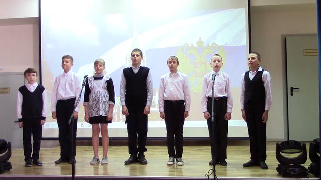 Старшая вокальная группа "ЗВОНКИЕ ГОЛОСА" 5 класс - Вперед Россия смотреть онлайн