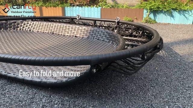 TANFLY Assemble and Foldable Wicker Poly Double Swing chair TF-9766D смотреть онлайн
