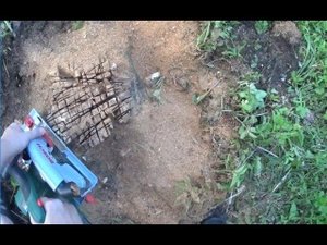 Как Выкорчевать Пень на Даче Циркуляркой Своими Руками