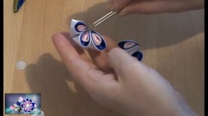 Flower Kanzashi Master Class hand made DIY Канзаши мастер класс, ободок