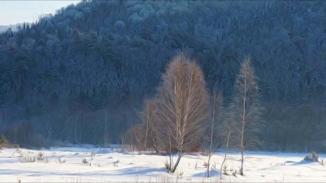 Зимняя сказка на Большой речке.