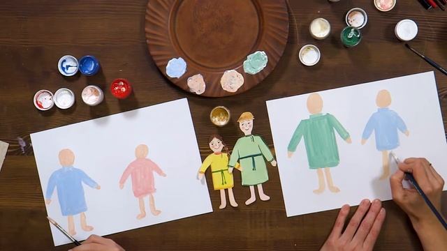 Учимся рисовать сына и дочку | Урок для детей смотреть онлайн