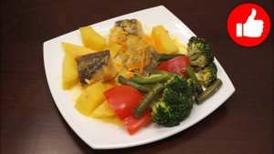 НЕДОРОГОЙ ШИКАРНЫЙ УЖИН РЫБА С ОВОЩАМИ НА ПАРУ В МУЛЬТИВАРКЕ, РЕЦЕПТ ПРИГОТОВЛЕНИЯ РЫБЫ! МУЛЬТИВАРКА