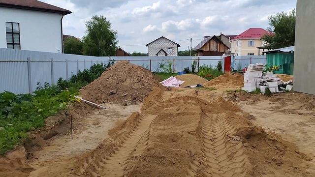 Тёплый пол в плиту фундамента и обогрев дорожек Начало эксперимента смотреть онлайн