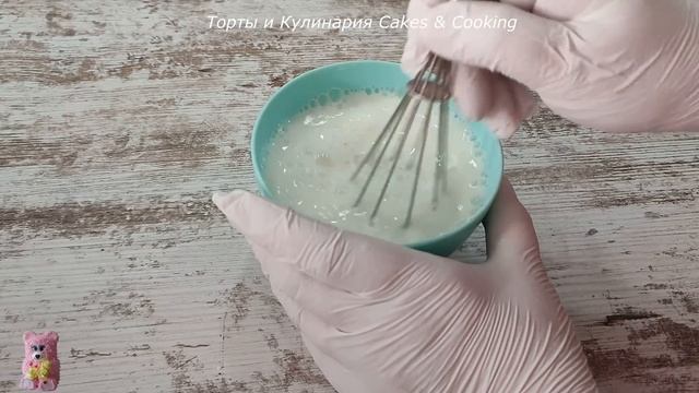 очень вкусный быстрый Торт/Пирожные с ГОЛУБИКОЙ! Тает во рту! Без желатина, ручным миксером!