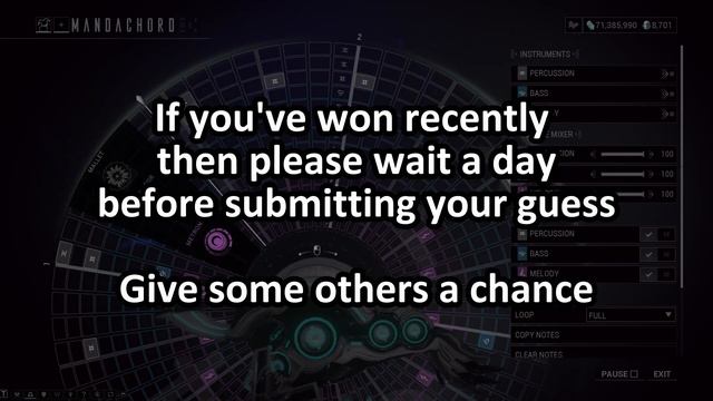 Warframe Mandachord Contest (finished): Name That Tune 175 смотреть онлайн