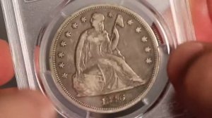 CoinGuy Ep 7: 1846 Seated Liberty Silver Dollar PCGS VF25, Perfect Type Coin!