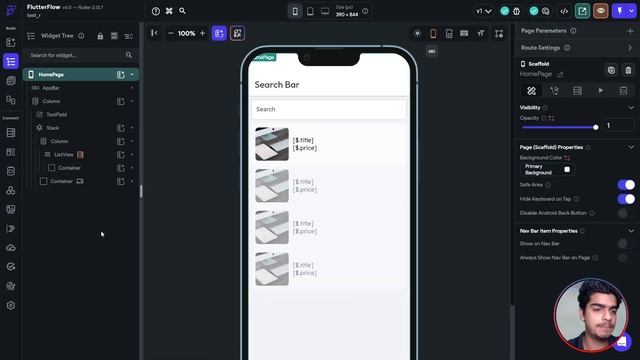 Build Custom Search Bar in FlutterFlow