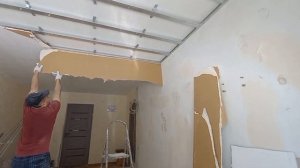 Демонтаж подвесного потолка из гипсокартона
