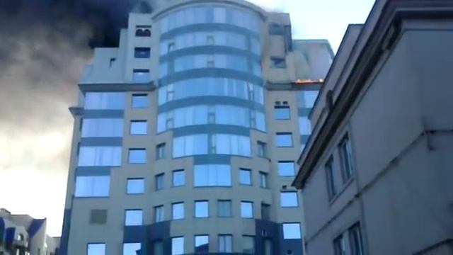 Пожар на ул. Тобольской Санкт-Петербург 30.08.2012 года смотреть онлайн